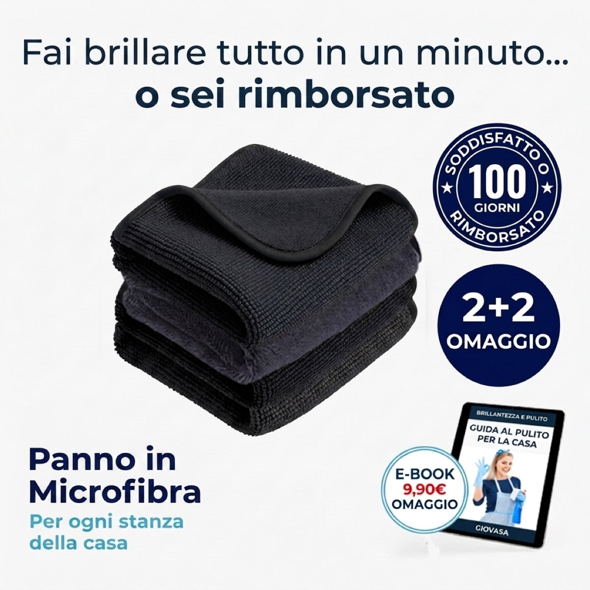 Chiffon microfibre Naqaa noir
