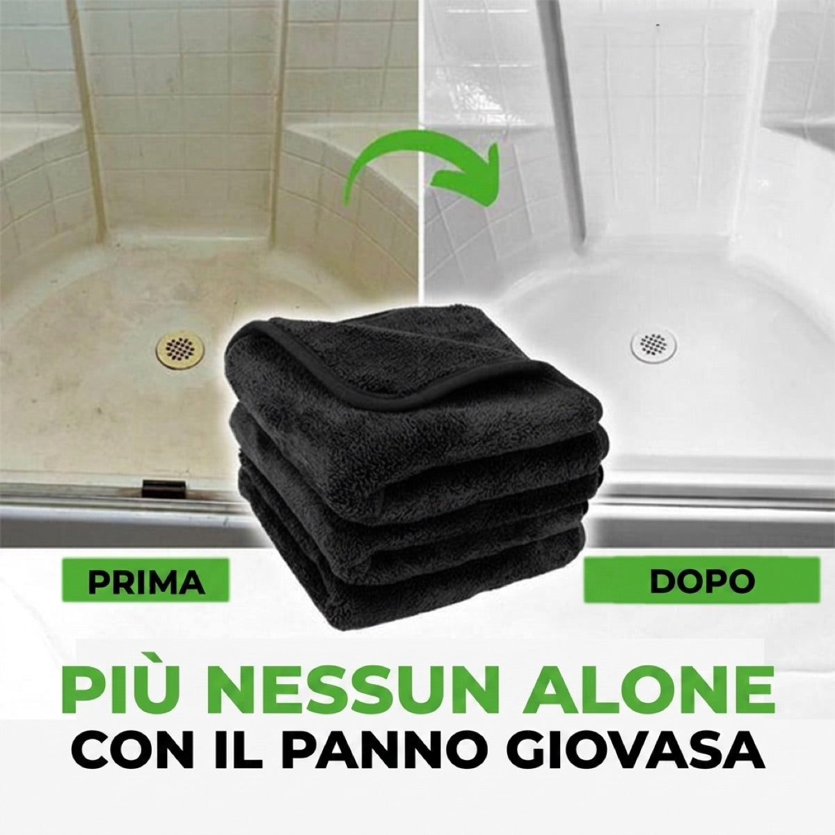 Chiffon microfibre Naqaa noir